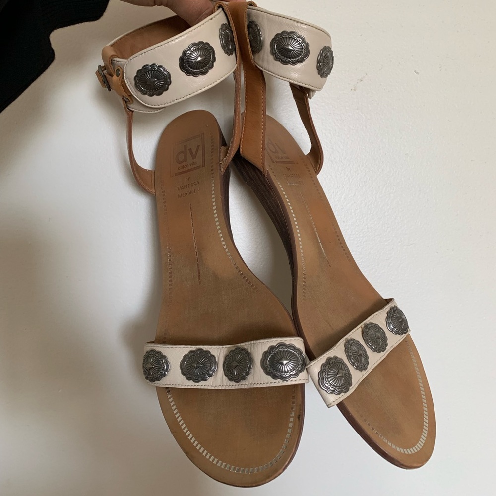 Dolce Vita x Vanessa Mooney Ankle Strap Leather Sandal